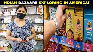 Exploring an INDIAN BAZAAR in America!! Everything You Need!! 🇮🇳
