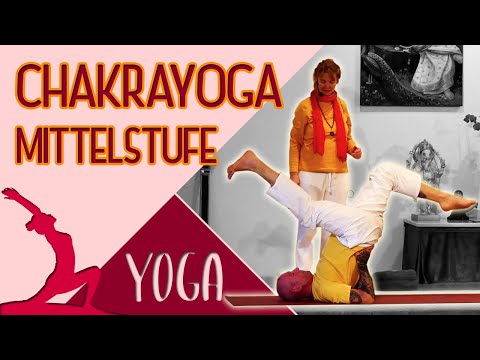 Chakra Yogastunde mit Sharima - Yoga Vidya Mittelstufe Live 09:15 - 28.01.2021