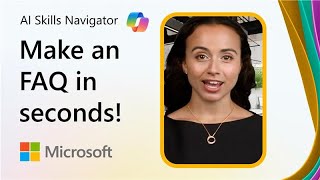 Create an FAQ with Copilot