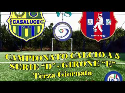 17.11.2018 GS Casaluce / Club Paradiso Acerra - Campionato C5 "D" girone "E" 3^ giornata