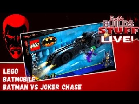 LEGO Batmobile Batman vs Joker Chase: EmGo Builds Stuff LIVE!