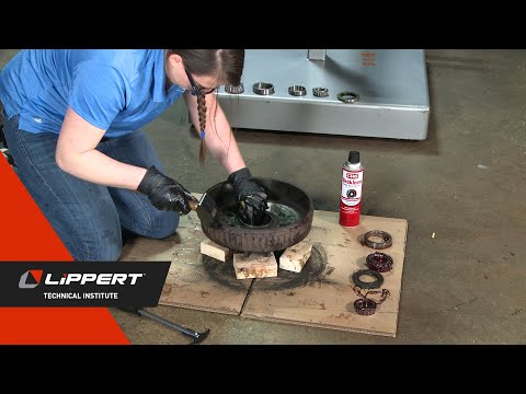 How to Replace a Dexter Axle Bearing Cup Cone and Seal with Lippert Parts V1