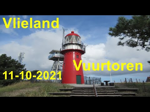 Vlieland de Vuurtoren Leuchtturm Lighthouse Fyren 11-10-2021