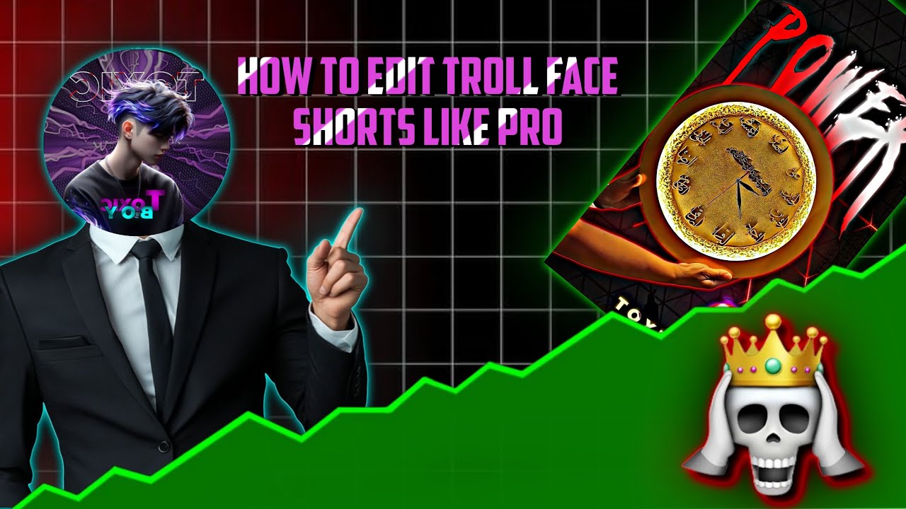 HOW TO EDIT TROLL FACE SHORTS LIKE PRO || TROLL FACE VIDEO EDITING TUTORIAL || FULL WATCH DON'T SKIP