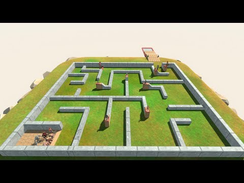 Escape from the Maze of Ranged Units - Animal Revolt Battle Simulator