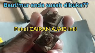 Download lagu Nyesal baru tahu!! Cara mudah membuka baut atau mur yang berkarat mp3
