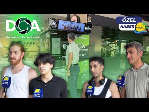 Antalya'da yeni para kazandıran uygulama! Çöpe attığın şişe artık 1 TL