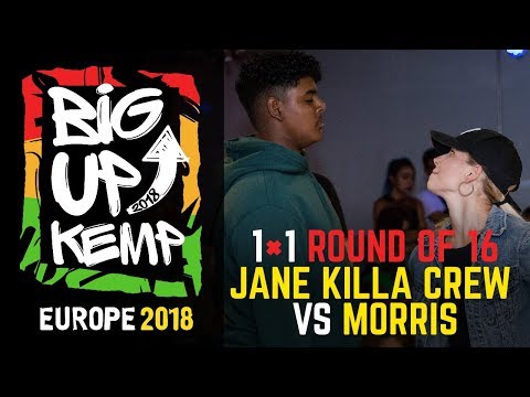 BIG UP KEMP EUROPE 2018 - BATTLE 1vs1 1/8 - Jane Killa Crew 🇺🇦(win) vs Morris 🇸🇪