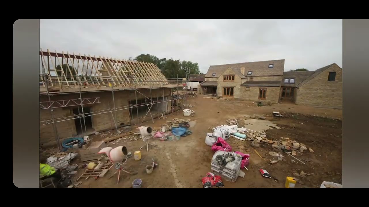 Cotswolds barn conversion timelapse - Carpenter and Son Construction
