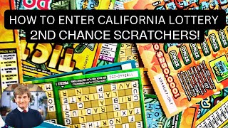 ENTER TO WIN  CALIFORNIA LOTTERY 2ND CHANCE SCRATCHERS #californialottery  #2ndchance #scratchers