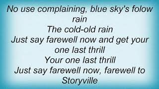Billie Holiday - Farewell To Storyville Lyrics