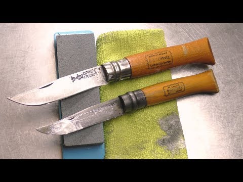 Test d'une pierre à 3€ / Rénovation d'une lame rouillée