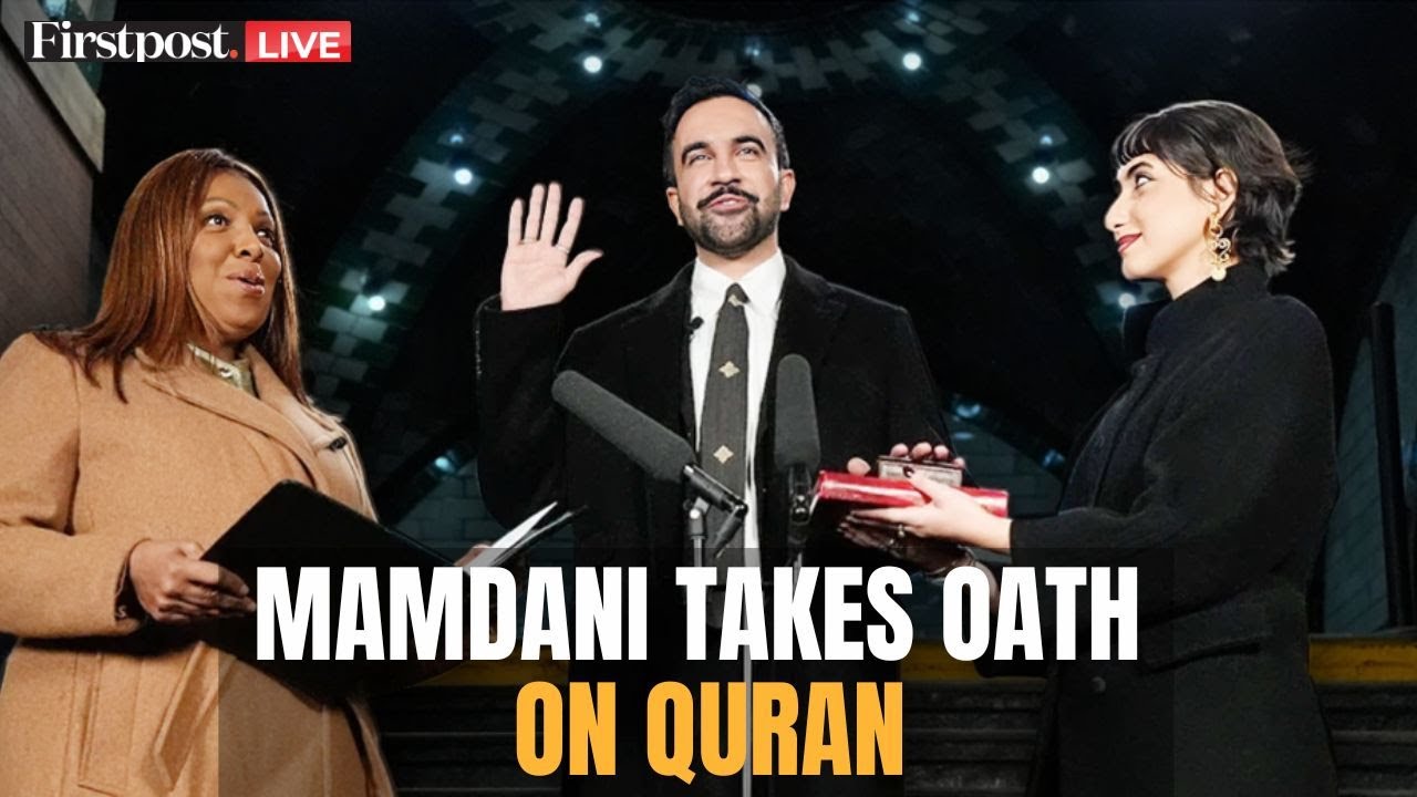 LIVE: Zohran Mamdani Takes Oath as New York City Mayor, Uses Quran In a First | N18G