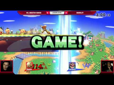 VS Weekly 7/20/17 - Losers 8ths - Master Raven (Sheik) vs Snorley (Wario) - Smash 4