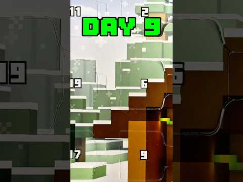 Steve with Xmas Sweater Finds the Enchanting Table! ✨ Day 9 Build #legominecraft