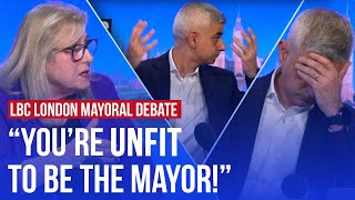 Highlights as London mayoral candidates go head-to-head | LBC debate
