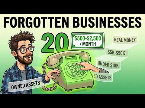20 Boring Businesses Almost Nobody Has Started (Still Open)
