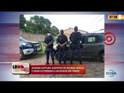 Guarda captura suspeito de roubar veiÌculo e deixá-lo próximo a delegacia em Timon (26 05 20)