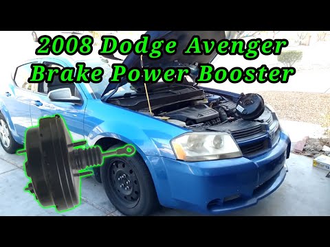 2008 Dodge Avenger 2.4 How to change the brake power booster