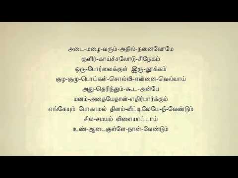 Vaseegara En Nenjinikka #51   Tamil Karaoke Tamil Lyrics by Dharshan