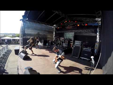 Slowly Rotten - Crimes of the Century (New Song 2016) Live at Deathfeast Open Air 2015