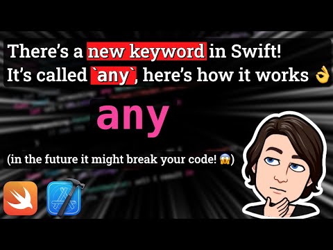 Swift has a new keyword called `any`: here's what you need to know 👌 thumbnail