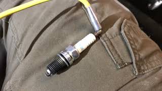 Indian 111 Spark Plug Change