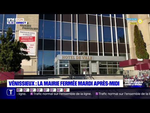 Vénissieux : la mairie fermée ce mardi après-midi