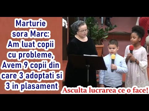 Sister Marc's Testimony: We took in children with problems, We have 9 children, 3 of whom are ado...