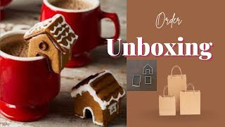 Order Unboxing Mini Gingerbread House Cookie Cutter| Sania's World