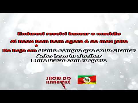 TCHÊ GAROTOS-AJOELHA E CHORA(BACK VOCAL)KARAOKÊ RS.