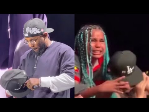 Kendrick Lamar Sings Happy Birthday For A Little Girl Who Came To His Show