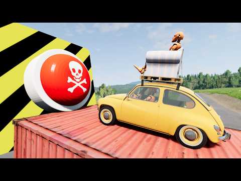 DO NOT Push this RED and DANGEROUS BUTTON! #10 🥵 BeamNG.drive