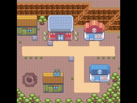 Pokemon Ruby/Sapphire/Emerald Music - "Fallarbor Town" with Rain (For Sleeping, Studying, etc)