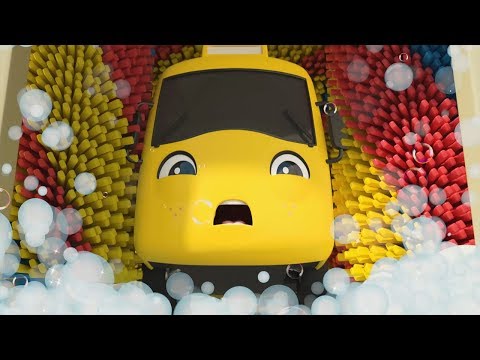 Go Buster  Trouble at the Carwash Song | Baby Cartoons - Kids Sing Alongs | Moonbug