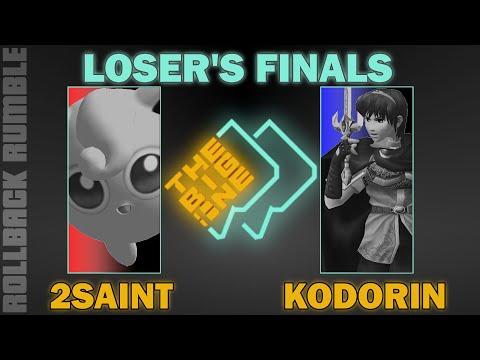 2Saint (Puff) vs KoDoRiN (Marth) | NA Loser's Finals | Rollback Rumble: The Big One