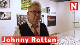 The Sex Pistols&#39; Johnny Rotten Walks Through A History Of Punk Graphics