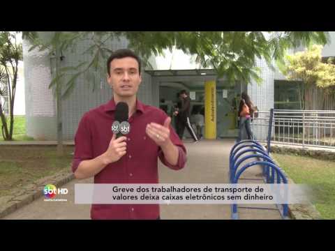 Greve dos trabalhadores de transporte de valores deixa caixas eletrônicos sem dinheiro