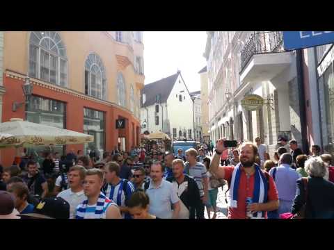 Muistoja: Klubipäädyn marssi Tallinnassa 23.7.2013.