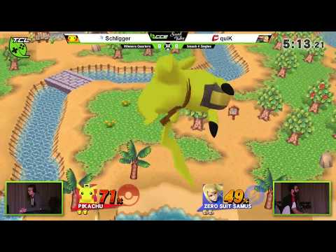 CCExSV - BSD | quiK (ZSS) Vs. eR | Schligger (Mewtwo) - Winners Quarters - Smash 4 Singles