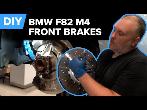 BMW M4 Front Brake Pad & Rotor Replacement DIY (2015-2020 BMW F82 & F83 M4)
