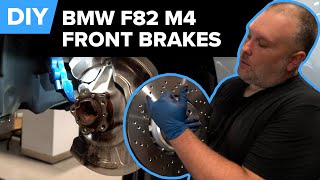 BMW M4 Front Brake Pad & Rotor Replacement DIY (2015-2020 BMW F82 & F83 M4)