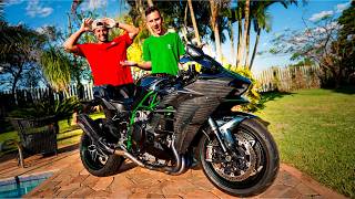 REAÇÃO DO DIGO AO VER A KAWASAKI H2 DEPOIS DO ACIDENTE DELE