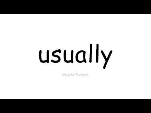 Mësoni anglisht   zakonisht