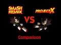 Smash Remix 1 3 1 Shadow Vs Project X Shadow Comparison
