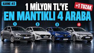 1 Milyon TL'ye En Mantıklı 4 İkinci El Araba (+1 Tuzak)