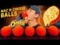 ASMR MUKBANG HOT CHEETOS MAC N CHEESE BALLS COOKING EATING SOUNDS Zach Choi ASMR