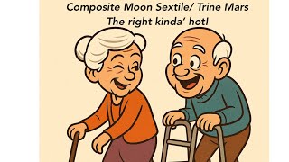 Composite Moon Sextile/ Trine Mars-  The right kinda’ hot! 