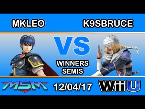 MSM 124 - FOX MVG | MkLeo (Marth) Vs. K9sBruce (Diddy Kong) - Winners Semis