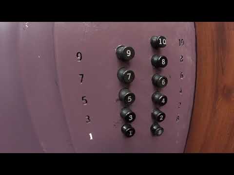 AMAZING 1950's Otis Traction Elevators With Pop Out Buttons In Albany NY